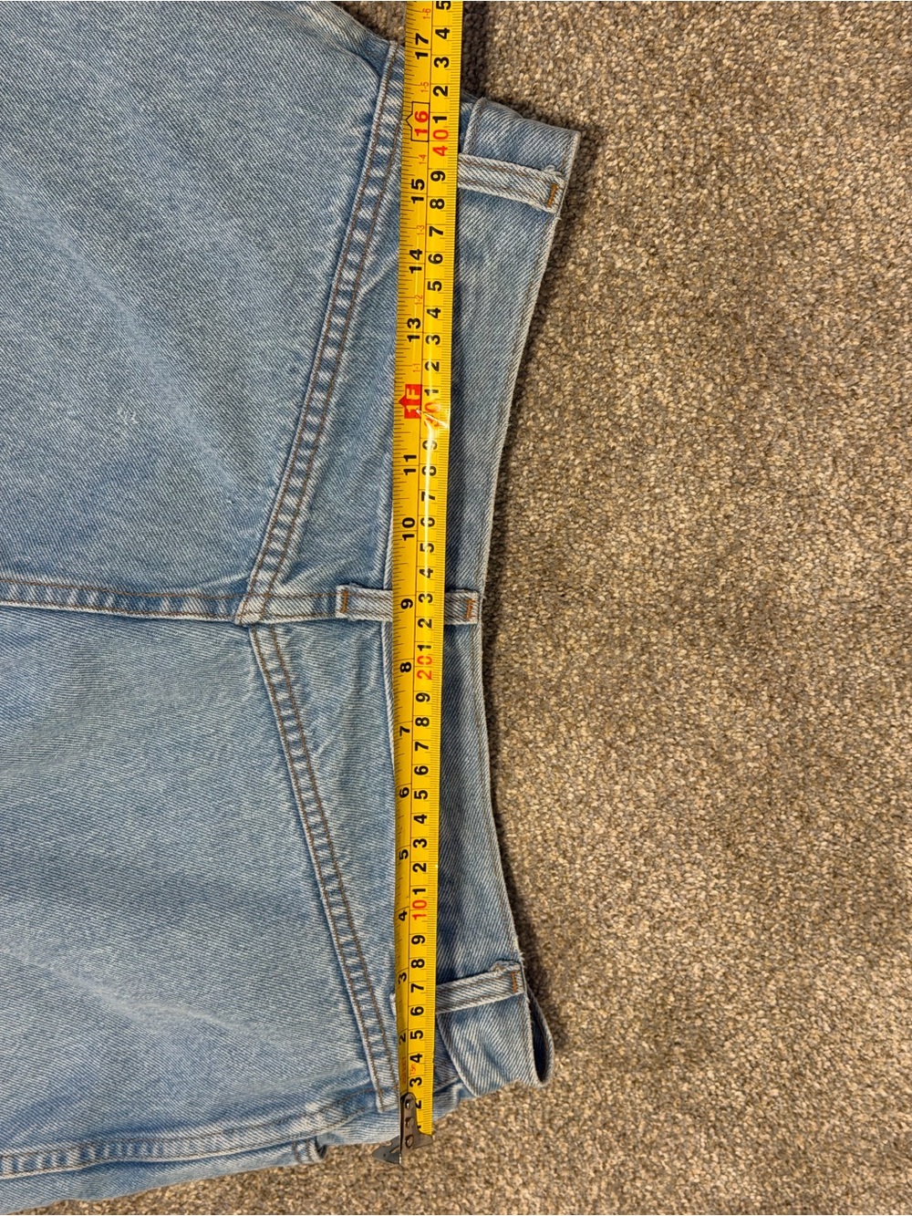 Vintage Jeanswork & Company High Rise Mom Jeans Light Wash Denim 38 - Picture 6 of 7